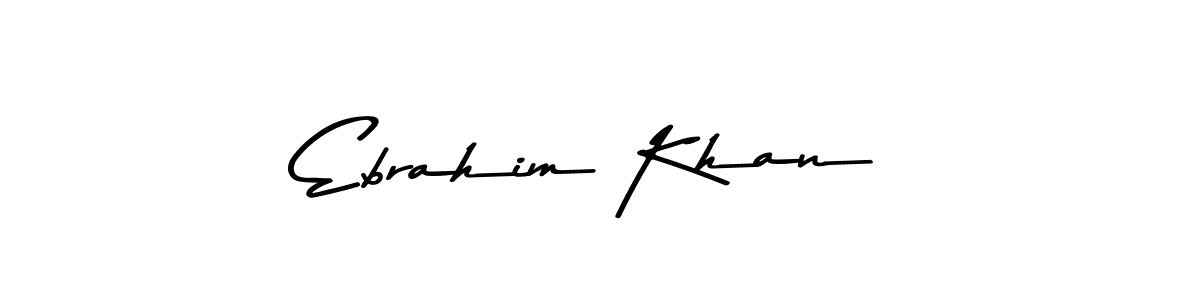 How to make Ebrahim Khan name signature. Use Asem Kandis PERSONAL USE style for creating short signs online. This is the latest handwritten sign. Ebrahim Khan signature style 9 images and pictures png