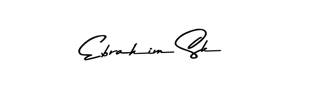 You should practise on your own different ways (Asem Kandis PERSONAL USE) to write your name (Ebrahim Sk) in signature. don't let someone else do it for you. Ebrahim Sk signature style 9 images and pictures png