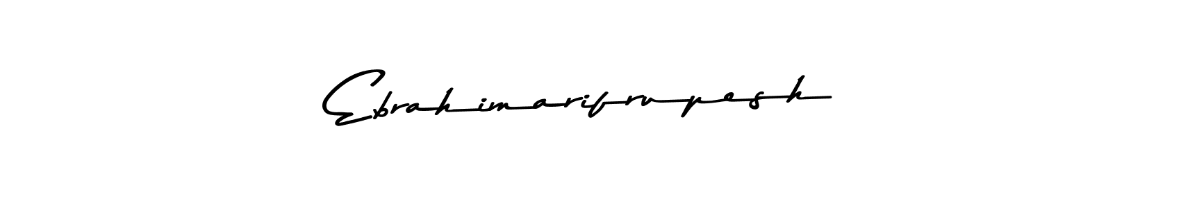 Use a signature maker to create a handwritten signature online. With this signature software, you can design (Asem Kandis PERSONAL USE) your own signature for name Ebrahimarifrupesh. Ebrahimarifrupesh signature style 9 images and pictures png