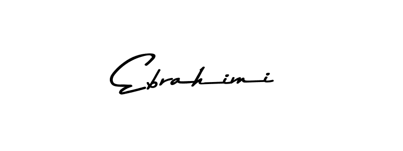 Create a beautiful signature design for name Ebrahimi. With this signature (Asem Kandis PERSONAL USE) fonts, you can make a handwritten signature for free. Ebrahimi signature style 9 images and pictures png