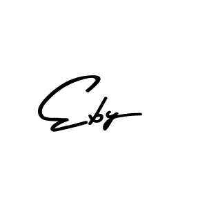 if you are searching for the best signature style for your name Eby. so please give up your signature search. here we have designed multiple signature styles  using Asem Kandis PERSONAL USE. Eby signature style 9 images and pictures png