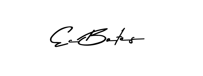 The best way (Asem Kandis PERSONAL USE) to make a short signature is to pick only two or three words in your name. The name Ec Botes include a total of six letters. For converting this name. Ec Botes signature style 9 images and pictures png