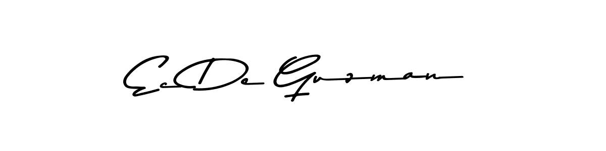 Use a signature maker to create a handwritten signature online. With this signature software, you can design (Asem Kandis PERSONAL USE) your own signature for name Ec De Guzman. Ec De Guzman signature style 9 images and pictures png