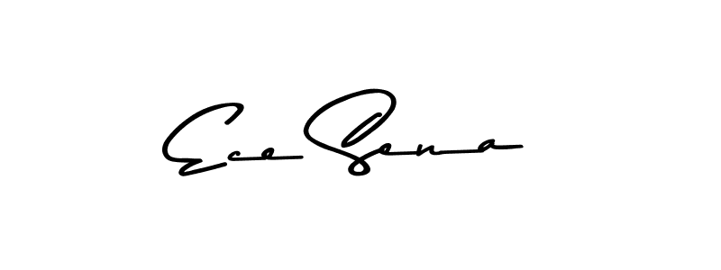 Ece Sena stylish signature style. Best Handwritten Sign (Asem Kandis PERSONAL USE) for my name. Handwritten Signature Collection Ideas for my name Ece Sena. Ece Sena signature style 9 images and pictures png