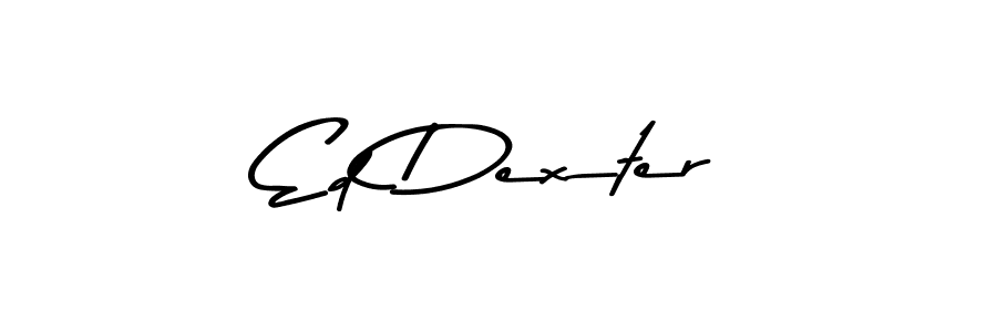 Create a beautiful signature design for name Ed Dexter. With this signature (Asem Kandis PERSONAL USE) fonts, you can make a handwritten signature for free. Ed Dexter signature style 9 images and pictures png