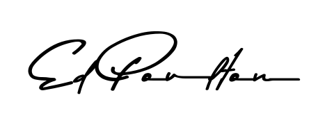 The Asem Kandis PERSONAL USE font transforms the name Ed Poulton into an executive sign with sharp precision and distinguished character. Ed Poulton signature style 9 images and pictures png