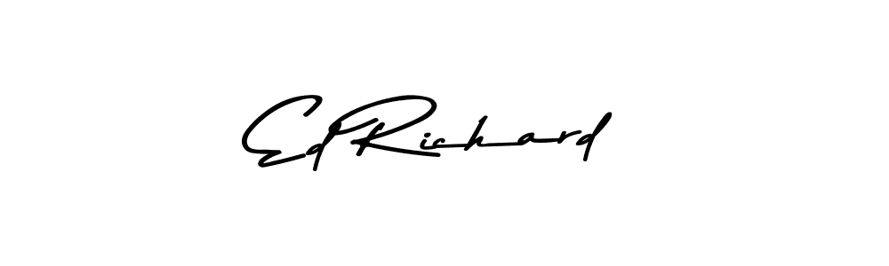 Also You can easily find your signature by using the search form. We will create Ed Richard name handwritten signature images for you free of cost using Asem Kandis PERSONAL USE sign style. Ed Richard signature style 9 images and pictures png