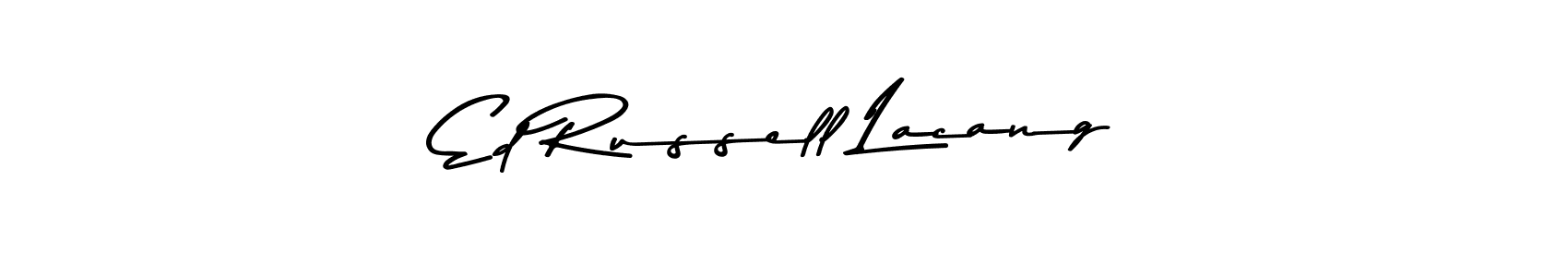 Design your own signature with our free online signature maker. With this signature software, you can create a handwritten (Asem Kandis PERSONAL USE) signature for name Ed Russell Lacang. Ed Russell Lacang signature style 9 images and pictures png