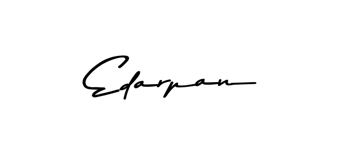 Create a beautiful signature design for name Edarpan. With this signature (Asem Kandis PERSONAL USE) fonts, you can make a handwritten signature for free. Edarpan signature style 9 images and pictures png