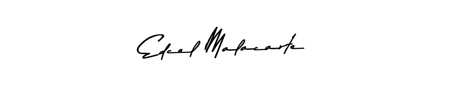 You should practise on your own different ways (Asem Kandis PERSONAL USE) to write your name (Edcel Malacarte) in signature. don't let someone else do it for you. Edcel Malacarte signature style 9 images and pictures png