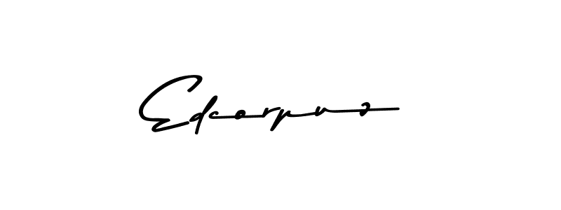 Use a signature maker to create a handwritten signature online. With this signature software, you can design (Asem Kandis PERSONAL USE) your own signature for name Edcorpuz. Edcorpuz signature style 9 images and pictures png