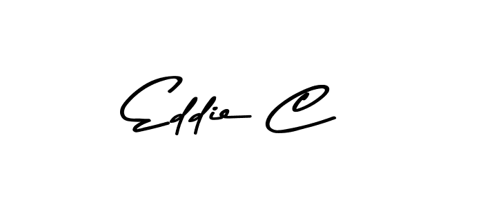 Use a signature maker to create a handwritten signature online. With this signature software, you can design (Asem Kandis PERSONAL USE) your own signature for name Eddie C. Eddie C signature style 9 images and pictures png