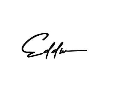 Make a beautiful signature design for name Eddw. With this signature (Asem Kandis PERSONAL USE) style, you can create a handwritten signature for free. Eddw signature style 9 images and pictures png