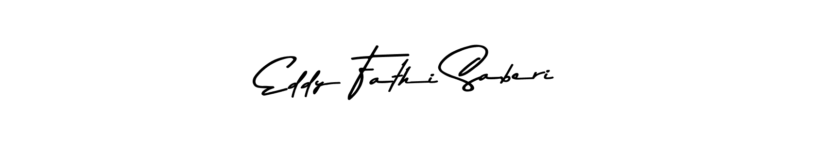 Create a beautiful signature design for name Eddy Fathi Saberi. With this signature (Asem Kandis PERSONAL USE) fonts, you can make a handwritten signature for free. Eddy Fathi Saberi signature style 9 images and pictures png