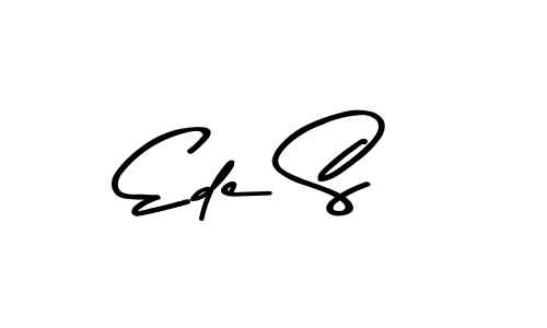 Also You can easily find your signature by using the search form. We will create Ede S name handwritten signature images for you free of cost using Asem Kandis PERSONAL USE sign style. Ede S signature style 9 images and pictures png