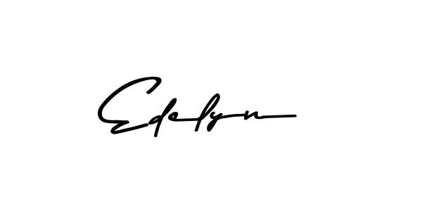 Make a beautiful signature design for name Edelyn. With this signature (Asem Kandis PERSONAL USE) style, you can create a handwritten signature for free. Edelyn signature style 9 images and pictures png