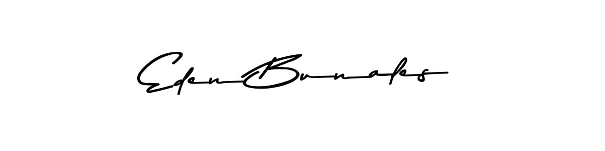 The best way (Asem Kandis PERSONAL USE) to make a short signature is to pick only two or three words in your name. The name Eden Bunales include a total of six letters. For converting this name. Eden Bunales signature style 9 images and pictures png