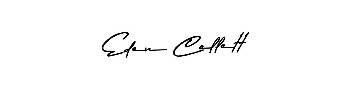 Create a beautiful signature design for name Eden Collett. With this signature (Asem Kandis PERSONAL USE) fonts, you can make a handwritten signature for free. Eden Collett signature style 9 images and pictures png