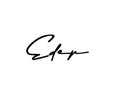 Edep stylish signature style. Best Handwritten Sign (Asem Kandis PERSONAL USE) for my name. Handwritten Signature Collection Ideas for my name Edep. Edep signature style 9 images and pictures png