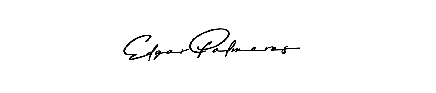 How to make Edgar Palmeros name signature. Use Asem Kandis PERSONAL USE style for creating short signs online. This is the latest handwritten sign. Edgar Palmeros signature style 9 images and pictures png