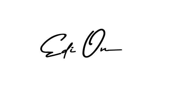 Also we have Edi On name is the best signature style. Create professional handwritten signature collection using Asem Kandis PERSONAL USE autograph style. Edi On signature style 9 images and pictures png