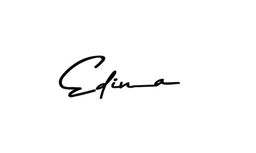 Make a beautiful signature design for name Edina. With this signature (Asem Kandis PERSONAL USE) style, you can create a handwritten signature for free. Edina signature style 9 images and pictures png