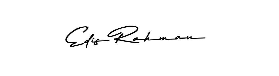 Create a beautiful signature design for name Edis Rahman. With this signature (Asem Kandis PERSONAL USE) fonts, you can make a handwritten signature for free. Edis Rahman signature style 9 images and pictures png