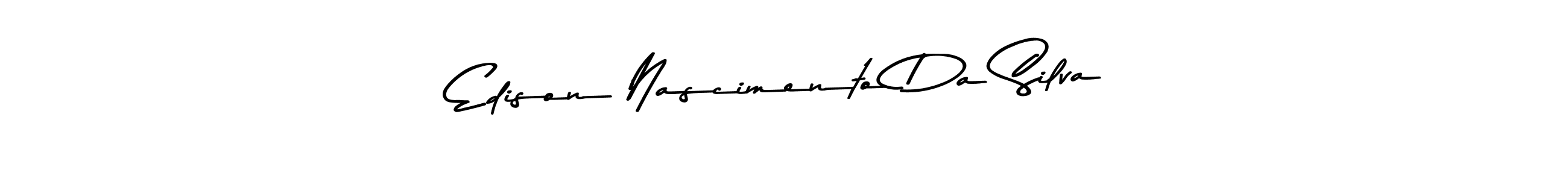 This is the best signature style for the Edison Nascimento Da Silva name. Also you like these signature font (Asem Kandis PERSONAL USE). Mix name signature. Edison Nascimento Da Silva signature style 9 images and pictures png