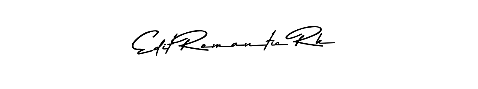 Edit Romantic Rk stylish signature style. Best Handwritten Sign (Asem Kandis PERSONAL USE) for my name. Handwritten Signature Collection Ideas for my name Edit Romantic Rk. Edit Romantic Rk signature style 9 images and pictures png