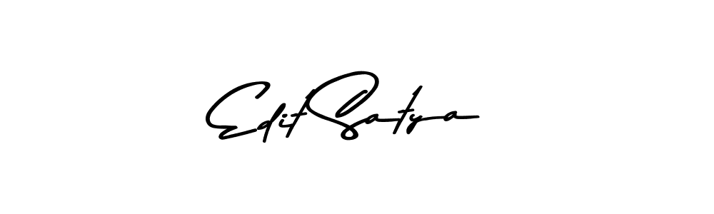 Design your own signature with our free online signature maker. With this signature software, you can create a handwritten (Asem Kandis PERSONAL USE) signature for name Edit Satya. Edit Satya signature style 9 images and pictures png