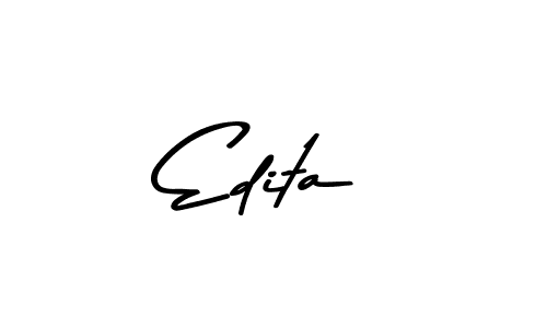 The best way (Asem Kandis PERSONAL USE) to make a short signature is to pick only two or three words in your name. The name Edita include a total of six letters. For converting this name. Edita signature style 9 images and pictures png