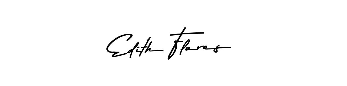 Make a beautiful signature design for name Edith Flores. With this signature (Asem Kandis PERSONAL USE) style, you can create a handwritten signature for free. Edith Flores signature style 9 images and pictures png