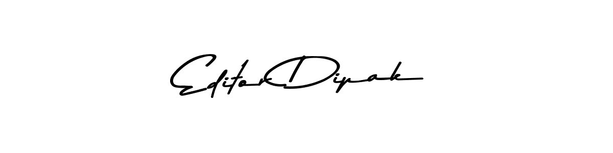 Similarly Asem Kandis PERSONAL USE is the best handwritten signature design. Signature creator online .You can use it as an online autograph creator for name Editor Dipak. Editor Dipak signature style 9 images and pictures png