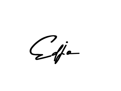 You should practise on your own different ways (Asem Kandis PERSONAL USE) to write your name (Edjo) in signature. don't let someone else do it for you. Edjo signature style 9 images and pictures png