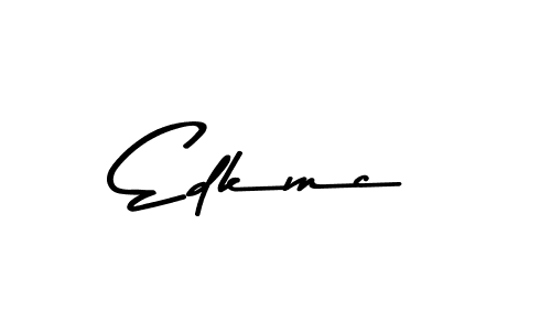 Use a signature maker to create a handwritten signature online. With this signature software, you can design (Asem Kandis PERSONAL USE) your own signature for name Edkmc. Edkmc signature style 9 images and pictures png