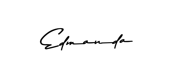 Create a beautiful signature design for name Edmanda. With this signature (Asem Kandis PERSONAL USE) fonts, you can make a handwritten signature for free. Edmanda signature style 9 images and pictures png