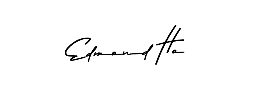 Edmond Ho stylish signature style. Best Handwritten Sign (Asem Kandis PERSONAL USE) for my name. Handwritten Signature Collection Ideas for my name Edmond Ho. Edmond Ho signature style 9 images and pictures png