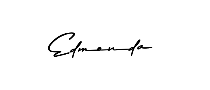 Use a signature maker to create a handwritten signature online. With this signature software, you can design (Asem Kandis PERSONAL USE) your own signature for name Edmonda. Edmonda signature style 9 images and pictures png