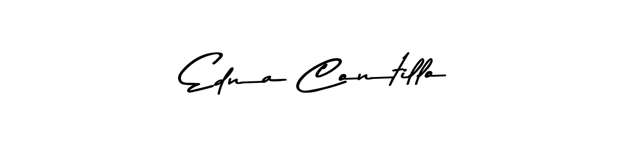 Make a beautiful signature design for name Edna Contillo. With this signature (Asem Kandis PERSONAL USE) style, you can create a handwritten signature for free. Edna Contillo signature style 9 images and pictures png