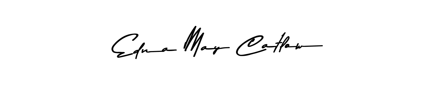 Also You can easily find your signature by using the search form. We will create Edna May Catlow name handwritten signature images for you free of cost using Asem Kandis PERSONAL USE sign style. Edna May Catlow signature style 9 images and pictures png