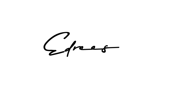 The best way (Asem Kandis PERSONAL USE) to make a short signature is to pick only two or three words in your name. The name Edrees include a total of six letters. For converting this name. Edrees signature style 9 images and pictures png