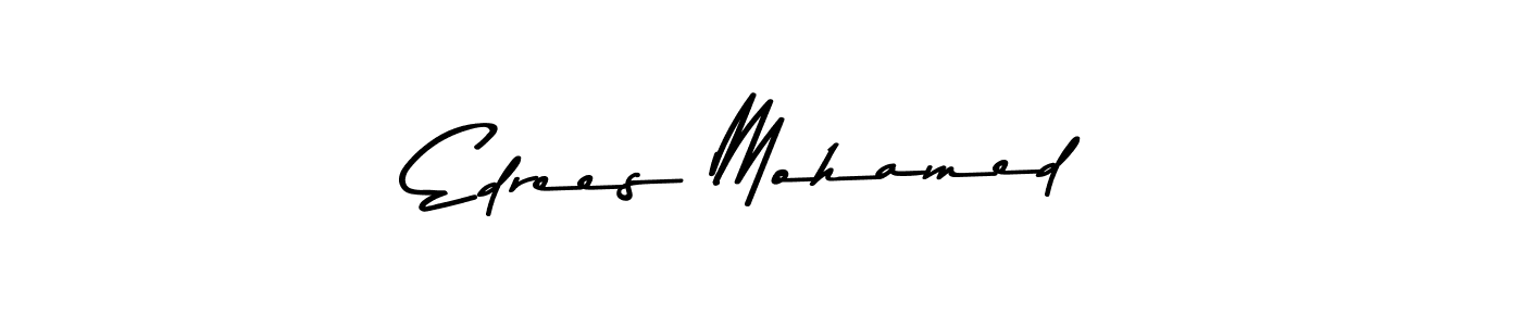 You can use this online signature creator to create a handwritten signature for the name Edrees Mohamed. This is the best online autograph maker. Edrees Mohamed signature style 9 images and pictures png