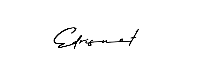 Design your own signature with our free online signature maker. With this signature software, you can create a handwritten (Asem Kandis PERSONAL USE) signature for name Edrisnet. Edrisnet signature style 9 images and pictures png