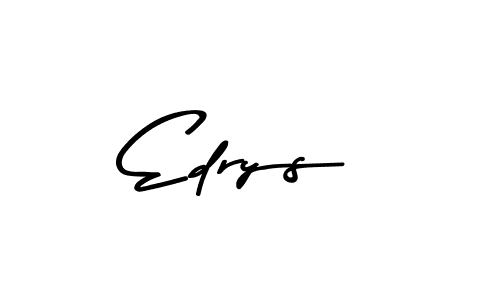 You should practise on your own different ways (Asem Kandis PERSONAL USE) to write your name (Edrys) in signature. don't let someone else do it for you. Edrys signature style 9 images and pictures png