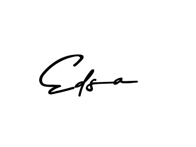 Make a beautiful signature design for name Edsa. With this signature (Asem Kandis PERSONAL USE) style, you can create a handwritten signature for free. Edsa signature style 9 images and pictures png