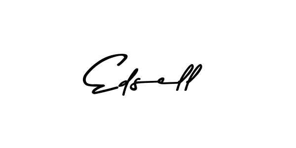 Create a beautiful signature design for name Edsell. With this signature (Asem Kandis PERSONAL USE) fonts, you can make a handwritten signature for free. Edsell signature style 9 images and pictures png
