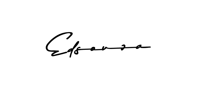 Use a signature maker to create a handwritten signature online. With this signature software, you can design (Asem Kandis PERSONAL USE) your own signature for name Edsouza. Edsouza signature style 9 images and pictures png