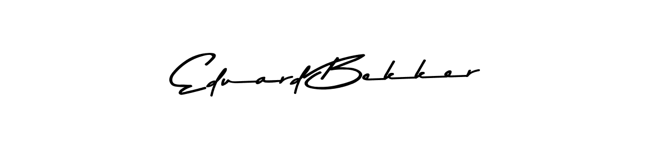 Design your own signature with our free online signature maker. With this signature software, you can create a handwritten (Asem Kandis PERSONAL USE) signature for name Eduard Bekker. Eduard Bekker signature style 9 images and pictures png