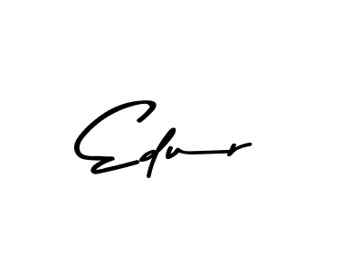 Make a beautiful signature design for name Edur. Use this online signature maker to create a handwritten signature for free. Edur signature style 9 images and pictures png