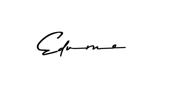 Design your own signature with our free online signature maker. With this signature software, you can create a handwritten (Asem Kandis PERSONAL USE) signature for name Edurne. Edurne signature style 9 images and pictures png